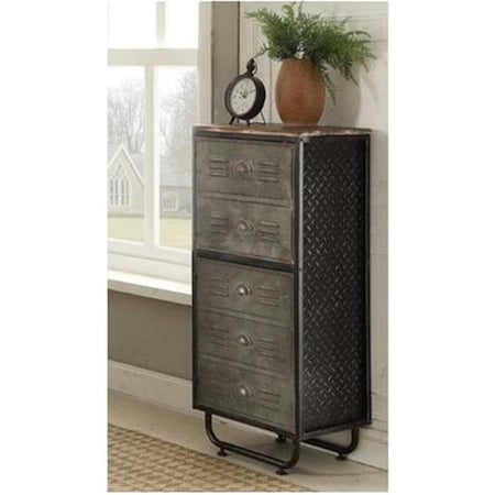 4D Concepts 4D Concepts 140209 Locker Collection 2 Door Bookcase; Black & Grey 140209